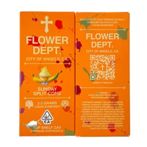 Flower Dept Sunday Split Cone Disposable