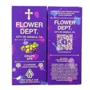 Flower Dept Grape Ape Disposable